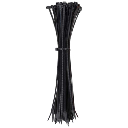 450-210 Cable Ties, Zip Ties, 23 kg Tensile Strength, 28 cm, Black