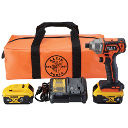 BAT20CD1 Battery-Operated Compact Impact Driver, 1/4” Hex Drive, Full Kit